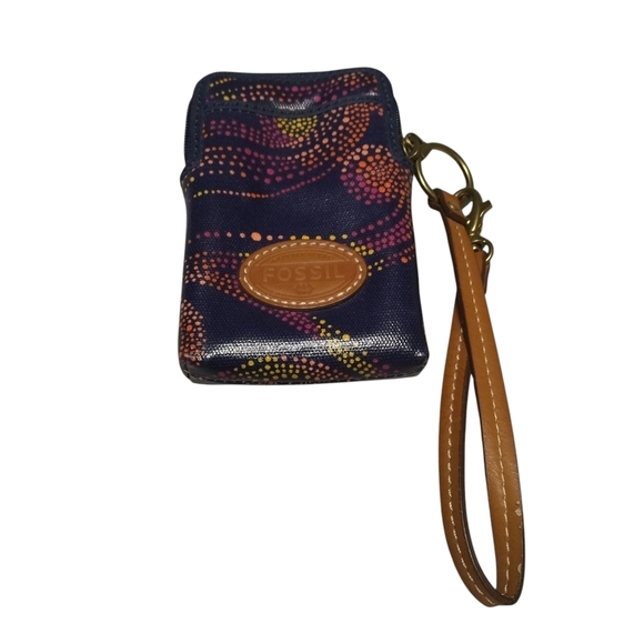 Fossil Key-Per Zip Around Blue Nights Women’s Clutch/Wallet And Carry All Set - Picture 7 of 7